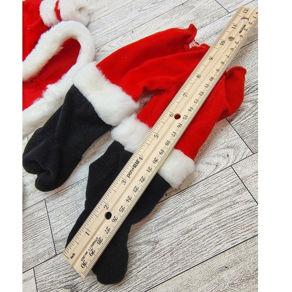 Doll Santa Costume Set • Christmas Holiday Outfit‎ • Red White Festive Clothes - Picture 4 of 9